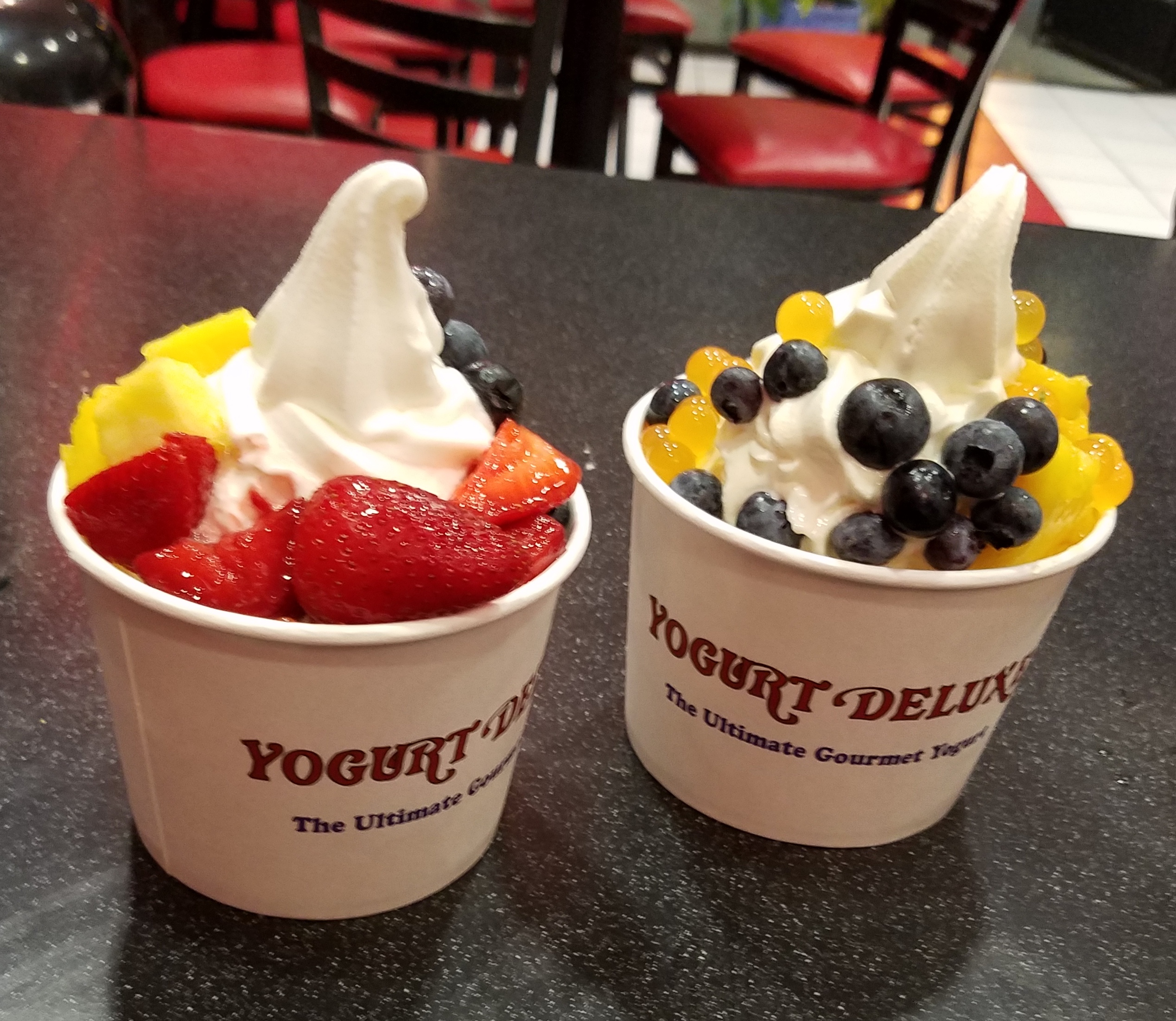 yogurt in cups